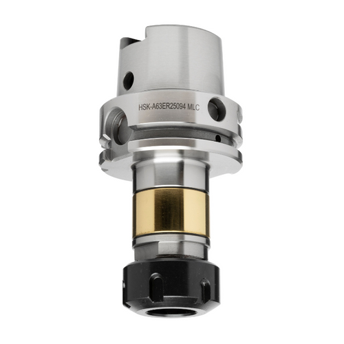 Omega Products HSK63A Tapping Chuck - MLC ER Synchro - M6 - M33 Capacity - ER40 Collet Nut