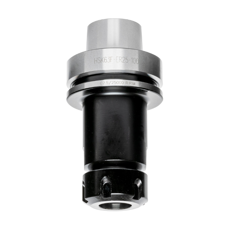 Omega Products HSK63F ER Collet Chucks - G2.5 - 25,000 RPM - ER16 - 70mm Gauge Length
