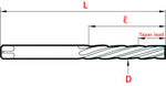 Toolex Hand Reamer - Spiral Flute - Straight Shank - HSS - H5 - 14.42mm
