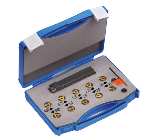 Carmex Threading Insert Standard Kit - External - P25C Grade - KEG-25