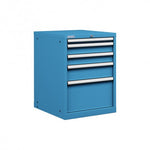 Polstore Cabinet Combo - 5 Drawers 27x36EH - 90% Extension - Light Blue - 564mm(w) x 800mm(h)