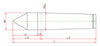 Widin Live Centre - Full Tipped Dead Centre - LM-A Type - NO.1 thumbnail 2