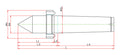 Widin Live Centre - Full Tipped Dead Centre - LM-AN Type - NO.1 thumbnail 2