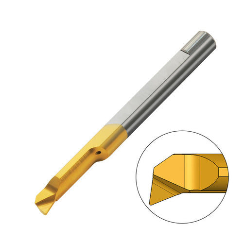 Carmex Carbide Tiny Tool - Boring & Profiling - MPR - BXC Grade - 3.1mm Minimum Diameter x 10mm Reach x R0.2