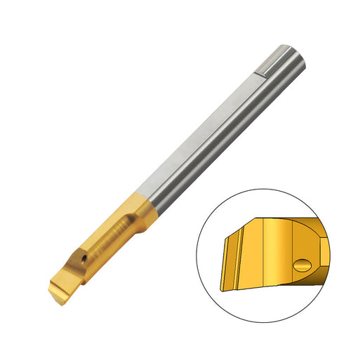 Carmex Carbide Tiny Tool - Boring Bar - MTR - BXC Grade - 6.1mm Minimum Diameter x 22mm Reach x R0.1