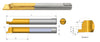 Carmex Carbide Tiny Tool - Full Radius Face Grooving - MZR - BMK Grade - 5mm Minimum Diameter x 1mm Groove Width thumbnail 2