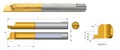 Carmex Carbide Tiny Tool - Full Radius Face Grooving - MZR - BMK Grade - 5mm Minimum Diameter x 1mm Groove Width thumbnail 2