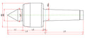 Widin Live Centre - Standard Lathe - NC Type - NO.6 thumbnail 2