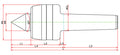 Widin Live Centre - Heavy Lathe - NCP Type - NO.3 thumbnail 2