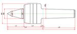 Widin Live Centre - Heavy Lathe - Minimizes Bite Interference - NCPB Type - NO.3