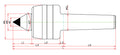 Widin Live Centre - Heavy Lathe - Carbide Tipped - Minimizes Bite Interference - Nut Type - NCPC Type - NO.3 thumbnail 2
