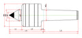 Widin Live Centre - Heavy Duty & Weight Requirements Lathe - Carbide Tipped - NKC Type - NO.3 thumbnail 2