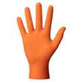 Ideall® Grip Orange Multi use Disposable Glove - 1 pack of 50 Gloves - Small thumbnail 1