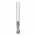 OSG Carbide 2 Flute End Mill Ball Nose - Regular Length Centre Cutting For General Applications - 1mm thumbnail 3