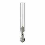 OSG Carbide 2 Flute End Mill Ball Nose - Regular Length Centre Cutting For General Applications - 12mm