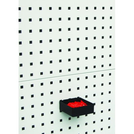 Polstore Plastic Box - For Perforated Panel - 95mm (L) x 100mm (W)