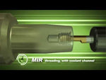 Carmex Carbide Tiny Tool - Deep Face Grooving - MVR - BXC Grade - 10mm Minimum Diameter x 3mm Groove Width x 22mm Groove Depth