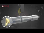 Carmex Swiss Line Insert - Full Radius Grooving & Profiling - Right Hand - GR20RR12T50BLU