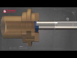 Carmex Small Indexable Carbide Threading Insert - Full Profile ISO - T10 - M12 x 0.5