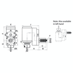 Omega Products Radial Tool Head - DIN5482 - ER32 - Left Hand