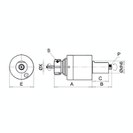 Omega Products Axial Tool Head Round - External Nut - DIN5482 - ER32
