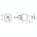 Omega Products Axial Tool Head - Short - DIN5482 - ER20 thumbnail 2