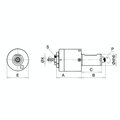 Omega Products ER25 Axial Tool Head - Round - Internal Nut - DIN5480 thumbnail 2
