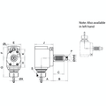 Omega Products - Radial Tool Head - Direct - DIN1809 - ER25 - Right Hand thumbnail 2