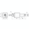 Omega Products ER11 Axial Tool Head - TOEM - Baruffaldi Driven Tooling thumbnail 2