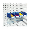 Polstore Rail For Plastic Bins On perforated Panel - 445mm length thumbnail 1