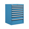 Polstore Cabinet - 8 Drawers 36x36EH - 90% Extension - Light Blue - 717mm(W) x 725mm(D) x 1000mm(H) thumbnail 1