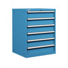 Polstore Cabinet - 6 Drawers 36x36EH - 100% Extension - Light Blue 717mm(W) x 725mm(D) x 1000mm(H) thumbnail 1