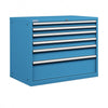 Polstore Cabinet - 6 Drawers 54x36EH - 90% Extension - Light Blue - 1023mm(W) x 725mm(D) x 1000mm(H) thumbnail 1