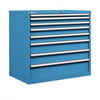 Polstore Cabinet - 8 Drawers 54x36EH - 100% Extension - Light Blue -1023mm(W) x 725mm(D) x 1000mm(H) thumbnail 1