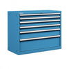 Polstore Cabinet - 6 Drawers 54x27EH - 100% Extension - Light Blue - 1023mm(W) x 572mm(D) x 850mm(H) thumbnail 1
