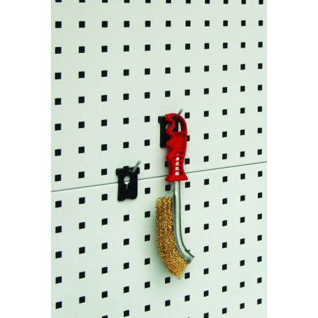 Polstore Single Angle Hook - For Perforated Panel - 40mm Length