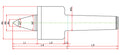 Widin Live Centre - High Speed Rotational - Long Life - Minimizes Bite Interference - SMPB Type - NO.3 thumbnail 2