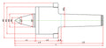 Widin Live Centre - High Speed Rotational - Long Life - Minimizes Bite Interference - Nut Type - SMPBN Type - NO.3 thumbnail 2