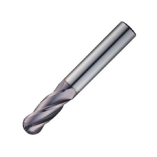Widin Carbide End Mill - Ball Nose - 4 Flute Short Shank - 10mm