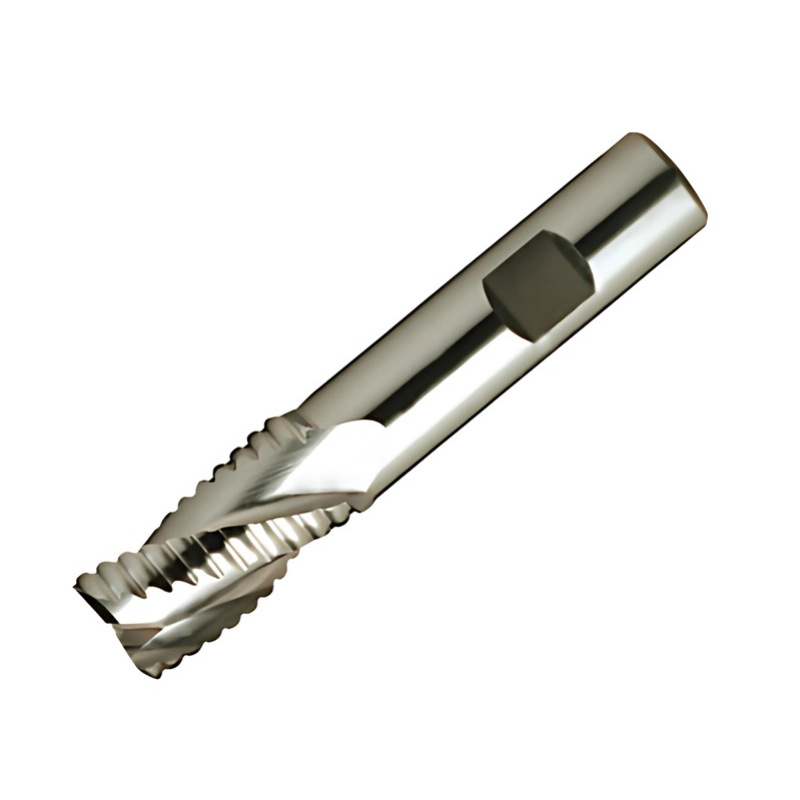 Europa Tools HSS-E Roughing End Mill - Uncoated 3 Flute Coarse Pitch - Short Length - 12mm