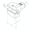 Omega Products VDI16 Radial Overhead Holder - Right Hand - Short -Type B3 thumbnail 2