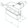 Omega Products VDI16 Radial Overhead Holder - Right Hand - Long - Type B7 thumbnail 2