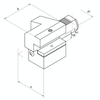 Omega Products VDI16 Axial Overhead Holder - Right Hand - Type C3 thumbnail 2