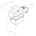 Omega Products VDI16 Axial Overhead Holder - Right Hand - Type C3 thumbnail 2