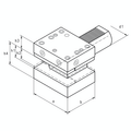 Omega Products VDI25 Multiple Square Seat Holder - Type D1 thumbnail 2