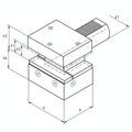 Omega Products VDI25 Multiple Square Seat Holder - Type D2 thumbnail 2