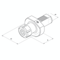 Omega Products VDI16 Collet Chuck ER16 - Type E4 thumbnail 2