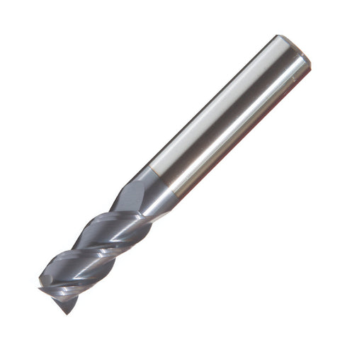 Vortex Carbide End Mill - 3 Flute Standard Square Edge 45° - 8.5mm