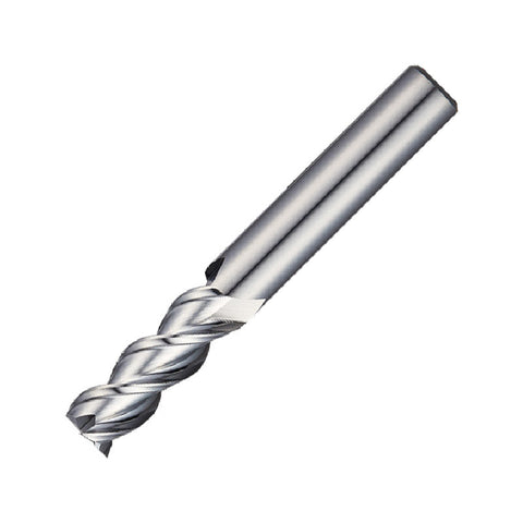 Widin Carbide End Mill For Aluminium & Non-Ferrous - 3 Flute 45° Long & Extra Long Length - 2.5mm x 12mm