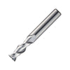 Widin Carbide End Mill For Aluminium & Non-Ferrous - 2 Flute Regular Flute Length 45° Helix Bright Metric  - 1mm x 50mm thumbnail 1